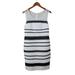 Jessica Simpson Dresses | Jessica Simpson Size 10 Cocktail Sheath Party Dress Career Black White Slimming | Color: Black/White | Size: 10