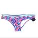 Victoria's Secret Swim | New Nwt Victorias Secret Bikini Bottom Medium Floral Cheeky Pink Blue Multicolor | Color: Blue/Pink | Size: M