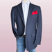Michael Kors Suits & Blazers | Michael Kors Mens Blazer Sport Coat Sport Jacket Wool 40l Navy Blue Suit Suits | Color: Blue | Size: 40l