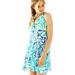 Lilly Pulitzer Dresses | Lilly Pulitzer Achelle Pool Blue Stay Cool Swing Dress Size Xxs 2xs Shift | Color: Blue | Size: Xxs