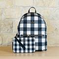 Kate Spade Bags | Kate Spade Gingham Plaid Chelsea Backpack&Wristlet Nwt Authentic | Color: Black/White | Size: Os