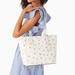 Kate Spade Bags | Kate Spade Bnwt Large Dana Tote Cream With Floral Design | Color: White | Size: Os