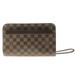 Louis Vuitton Bags | Louis Vuitton Saint Louis Damier Mens Clutch Bag N51993 Brown Damier Canvas | Color: Brown | Size: Os