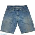 Levi's Shorts | Levi’s 505 Classic Fit Distressed Denim Blue Jean Shorts Red Tab Men’s Size 33 | Color: Blue | Size: 33