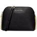 Michael Kors Bags | Michael Kors Cindy Dome Crossbody Bag Black Saffiano Leather | Color: Black/Gold | Size: Os