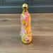 Lilly Pulitzer Dining | Lilly Pulitzer Squeeze The Day Water Bottle Stainless Steel 24 Oz | Color: Pink/Yellow | Size: Os