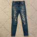 American Eagle Outfitters Jeans | American Eagle Ripped Jeggings | Color: Blue | Size: 4
