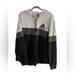 Adidas Shirts | Men's Adidas Essential Colorblock Tricolor Hoodie | Color: Black/Gray | Size: Xl