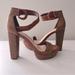 Jessica Simpson Shoes | New Jessica Simpson Platform Heels Strap Js-Kaelanie Lt Luggage Havana Weave | Color: Brown/Tan | Size: 9