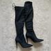 Jessica Simpson Shoes | Jessica Simpson Lessy Over-The-Knee Dress Boot Black Suede | Color: Black | Size: 6.5