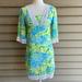 Lilly Pulitzer Dresses | Lilly Pulitzer Sherman Tunic Dress In Gator Alley - Size Xs | Color: Blue/Green | Size: Xs