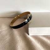 J. Crew Jewelry | Jcrew Black And Gold Bangle | Color: Black/Gold | Size: Os