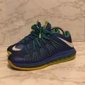 Nike Shoes | Nike Air Max Lebron 10 Low Sprite Shoes Men's Blue Green Size 8.5 | Color: Blue/Green | Size: 8.5