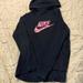 Nike Shirts & Tops | Nike. Big Girls Hoodie, Black & Pink | Color: Black/Pink | Size: Lg