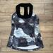 Lululemon Athletica Tops | Lululemon T Back Tank Top Watercolor Design Size 8. | Color: Black/Gray | Size: 8