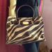 Michael Kors Bags | Michael Kors Hamilton Zebra Animal Fabric/Leather Purse Brown/Cream Shoulder | Color: Brown/Tan | Size: Os