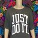 Nike Shirts | Men's Nike Shirt 2xl Just Do It Top The Nike Tee Grey Xxl | Color: Gray | Size: Xxl