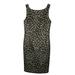 Michael Kors Dresses | Michael Kors Italy Runway Gold Metallic Silk Wool Leopard Print Dress Sz 10 | Color: Gold/Tan | Size: 10