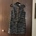 Michael Kors Dresses | Michael Kors Sleeveless Dress. Size 10. Acrylic, Polyester & Viscose. | Color: Blue/Gold | Size: 10