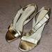 Kate Spade Shoes | Kate Spade Luna Sandals Gold Slingback 7.5 B | Color: Gold | Size: 7.5