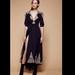 Free People Dresses | Nightcap Blacksilk Taupe Antique Lace Dress 2 | Color: Black/Brown | Size: 2