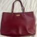 Michael Kors Bags | Like New Burgundy/Maroon Michael Kora Tote Bag | Color: Red | Size: Os