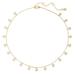 Kate Spade Jewelry | Kate Spade New York On The Dot Goldtone & Cubic Zirconia Scatter Necklace Nwt | Color: Gold | Size: Os
