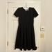 Lularoe Dresses | Lularoe A-Line Dress. Great For Work / Occasions. Worn Once. | Color: Black | Size: M