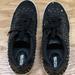 Michael Kors Shoes | Michael Kors Black Leather Sneakers With Rhinestones - Size 6 | Color: Black | Size: 6