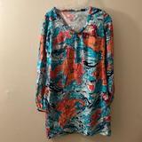 Lilly Pulitzer Dresses | Lilly Pulitzer Silk Dress Size 6, I Found Th Dress To Run Small. | Color: Blue | Size: 6