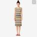 Kate Spade Dresses | Kate Spade Saturday Aztec Striped Printed Sheath Dress | Color: White/Yellow | Size: M