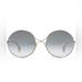 Gucci Accessories | New Gucci 60mm Round Sunglasses With Gucci Sunglasses Case | Color: Gold/Gray | Size: Os