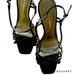 Jessica Simpson Shoes | Jessica Simpson Strapy 3” Heels Black Patent Like New | Color: Black | Size: 7.5
