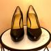 Nine West Shoes | Nine West Black Heel. Chic & Office Friendly Size 7.5 | Color: Black | Size: 7.5