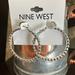 Nine West Jewelry | Nine West Silver & Turquoise Hoops | Color: Blue/Silver | Size: Os