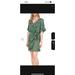 Michael Kors Dresses | Michael Kors Zebra Tie Wrap Dress. Spring Green. Size Medium. Nwot | Color: Black/Green | Size: M