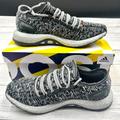 Adidas Shoes | Adidas Pureboost Ltd Low Top Sneakers Lace Up Running Course Shoes Unisex Size 8 | Color: Silver/White | Size: 8