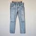 Levi's Jeans | Levi's Distressed Boyfriend Skinny Jeans Sz 31 | Color: Blue | Size: 31