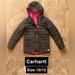 Carhartt Jackets & Coats | Girls Carhartt Coat | Color: Black/Pink | Size: 10/12
