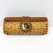 Michael Kors Bags | Michael Kors Brown Santorini Straw Clutch Bag | Color: Brown/Tan | Size: Os