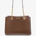 Michael Kors Bags | Michael Kors Teagan Large Pebbled Leather Shoulder Bag Color Mocha Nwt | Color: Brown/Gold | Size: Various