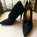 Nine West Shoes | Nine West Black Suede Stiletto Slip On Shoe Brand New Size 8.5 | Color: Black | Size: 8.5