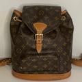 Louis Vuitton Bags | Louis Vuitton Montsouris Mm Backpack Monogram | Color: Brown/Tan | Size: 10 X 11 X 4.75 Inches