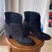 Nine West Shoes | Nine West Dale Dubeck Boot Black Size 10- Block Heel - Pull On Ankle Boots | Color: Black | Size: 10