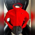 The North Face Jackets & Coats | North Face Jacket Boys Xl Black Red Full Zip Rain Coat Outdoors Hiking | Color: Black/Red | Size: Xlb