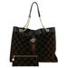 Gucci Bags | Gucci Brown Velor Shoulder Bag Rajah Large Tote Bag | Color: Brown | Size: Os
