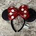 Disney Costumes | Disney Minnie Ears | Color: Black/Red | Size: Os