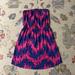 Lilly Pulitzer Dresses | Lilly Pulitzer Giraffe Print Windsor Tube Dress | Color: Blue/Pink | Size: S