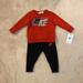 Nike Matching Sets | Nike Baby Boys Outfit Size 12 Months | Color: Black/Red | Size: 12mb