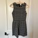 J. Crew Dresses | J.Crew Stripe Pattern Dress | Color: Black/Cream | Size: Xs